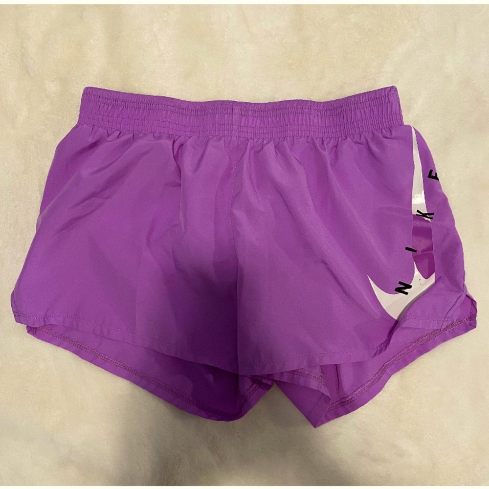 Nike purple running shorts.